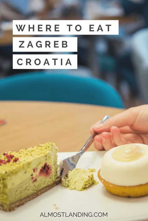 Zagreb Food, Croatia Restaurants, Zagreb Travel, Croatia Food, Croatia Zagreb, Coffee Desserts, Travel Croatia, Croatia Travel Guide, Croatia Beach