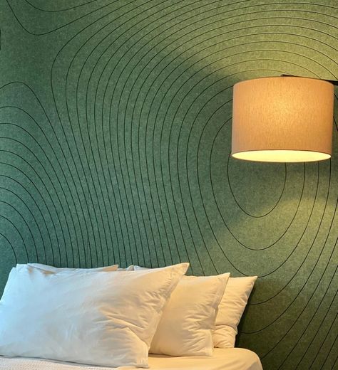 Acoustic Accent Wall, Cork Acoustic Panels, Bedroom Acoustic Panelling, Fabric Panelling On Wall, Acoustic Panels Wall Design Bedroom, Soundproof Wall Panels, Felt Sound Panels, Acoustic Art Panels, Acoustic Fabric Wall Panels