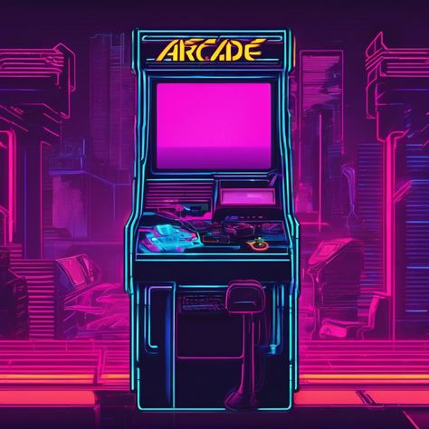 “This game was $1.75 and different from all the others.” #1980s #retro #retrowave #oldschool #laststarfighter #cyberpunk #arcade #gaming Retro Arcade Wallpaper, Arcade Game Illustration, Vintage Arcade Aesthetic, Cyberpunk Arcade, Retro Arcade Aesthetic, 1980s Arcade, Rave Fans, Cyberpunk Theme, Arcade Design