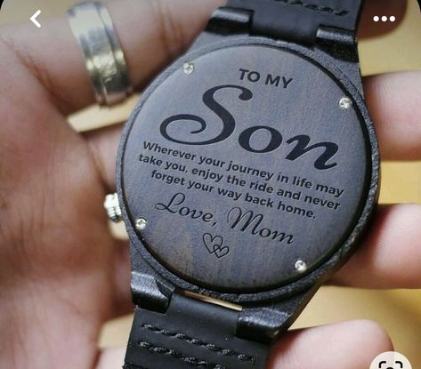 My Children Quotes, Son Quotes, To My Son, Mom Son, Kids Discover, Wooden Watch, Mother Quotes, Son Gift, Kids Watches