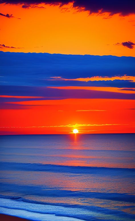 Light Blue And Orange Aesthetic, Sunset Text, Blue And Orange Aesthetic, Orange And Blue Beach Aesthetic, Blue To Orange Gradient, Orange Ocean Aesthetic, Complementary Colors Examples, Orange And Blue Background, Mexican Sunset