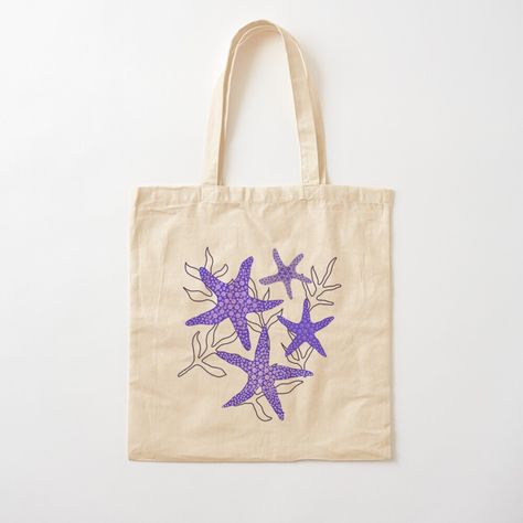 Get my art printed on awesome products. Support me at Redbubble #RBandME: https://www.redbubble.com/i/tote-bag/Sea-stars-starfish-fun-in-the-ocean-blue-colours-by-susyrdesign/69960009.P1QBH?asc=u Ocean Tote Bag, Sea Stars, Sea Star, In The Ocean, Earthy Colors, Ocean Blue, Green Cotton, Tote Bag Design, Cotton Totes