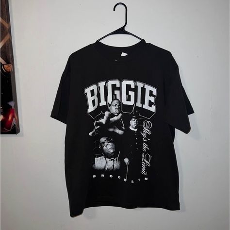 Nwt Biggie Smalls/The Notorious Big Graphic Tee. Color Black. Size Medium. True To Size. Big Graphic Tee, Biggie Smalls, Notorious Big, Tee Shop, Graphic Tee, Graphic Tees, Mens Accessories, Street Wear, Man Shop