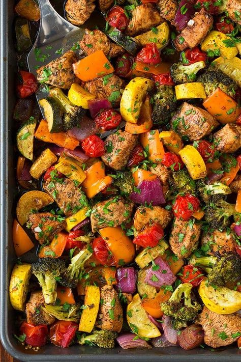 Chicken And Veggie Sheet Pan, Sheet Pan Chicken And Veggies, Pan Chicken And Veggies, Veggie Sheet Pan, Diet Changes, Sheet Pan Dinners Chicken, Sheet Pan Suppers, Chicken And Veggies, Sheet Pan Chicken