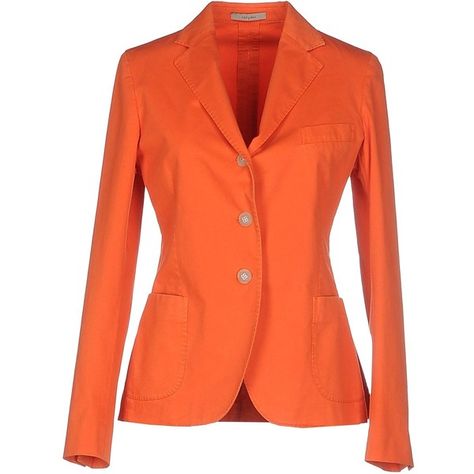 Boglioli Blazer ($380) ❤ liked on Polyvore featuring outerwear, jackets, blazers, orange, 3 button blazer, boglioli jacket, long sleeve jacket, orange blazer und blazer jacket Luxury Orange Office Blazer, Orange Long Sleeve Formal Blazer, Elegant Tailored Orange Blazer, Luxury Orange Spring Blazer, Tailored Orange Single-breasted Blazer, Orange Blazer, Orange Jacket, Lapel Jacket, Pocket Jacket