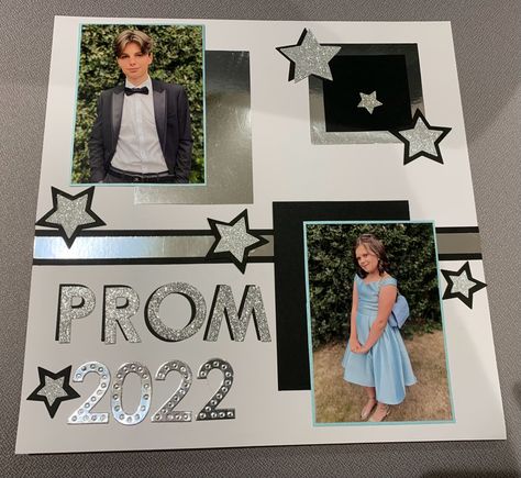 Homecoming Scrapbook Ideas, Prom Scrapbook Ideas, Prom Scrapbook Layouts, Ffa Scrapbook, Scrapbook Prom, Scrapbook 2024, Prom Scrapbook, Senior Scrapbook Ideas, Graduation Scrapbook