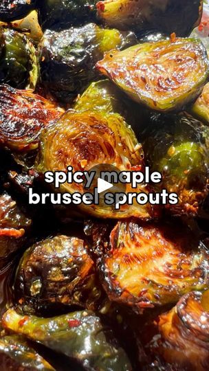 Spicy Maple Brussel Sprouts, Maple Brussel Sprouts, Meatless Monday Recipes, Sprout Recipes, Red Chili Flakes, Brussels Sprouts Recipe, Red Chili Powder, Trial And Error, Veggie Side Dishes