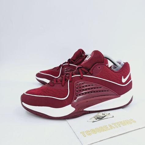 Brand New Without Box. Smoke Free Home. Nike Kd16 Tb Promo Kevin Durant Basketball Men's Shoes Style Code: Fn7091-602 Men's Size: 12us / 11uk / 46eur. Color: Maroon/White We Will Have Your Item Packed Carefully And Shipped Out Within 1 Business Day (Often The Same Day). We Pride Ourselves On Extremely Fast Shipping! Outdoor Fade-resistant Synthetic Basketball Shoes, Kevin Durant Nets, Nba Kevin Durant, Kevin Durant Shoes, Kevin Durant Phoenix Suns, Red Pictures, Kevin Durant, Mens Fashion Shoes, Shoes Nike