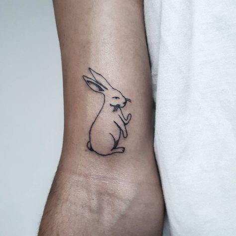 The White Rabbit Tattoo, White Rabbit Tattoo, Rabbit Tattoo, Bunny Tattoos, Rabbit Tattoos, The White Rabbit, White Rabbits, Dragonfly Tattoo, White Tattoo