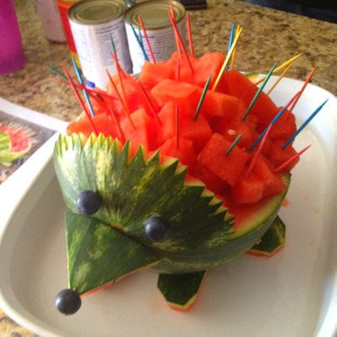 Hedgehog watermelon!!!!!