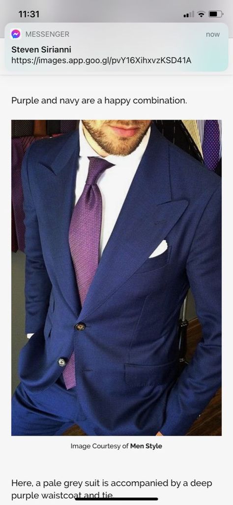 Purple Groomsmen Suits, Groomsmen Attire Navy Blue, Suit Purple Tie, Navy Blue Tux, Purple Groomsmen, Suits For Guys, Blue Groomsmen Suits, Groom Blue Suit, Blue Tux