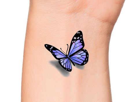 Butterfly Tattoo Purple, Butterfly Tattoo Shoulder, 3 Butterfly Tattoo, Tattoo Mujer, Mens Butterfly Tattoo, Butterfly Temporary Tattoo, Tiny Butterfly Tattoo, Purple Butterfly Tattoo, Butterfly Tattoo Cover Up