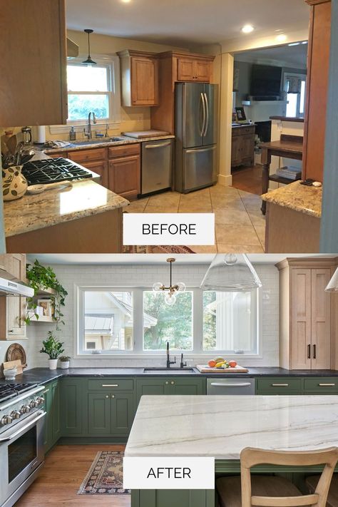 Redoing Kitchen, Diy Kitchen Makeover Ideas, Houses Inside, Rock Houses, Cabinets Hardware, Kitchen Revamp, Kitchen Cabinet Inspiration, Kitchen Updates, Kitchen Diy Makeover