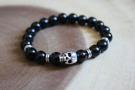 Spooky Bracelet, Emo Bracelets, Goth Bracelets, Halloween Beaded Jewelry, Gothic Bracelet, Halloween Bracelet, Y2k Necklace, Halloween Beads, Halloween Lovers