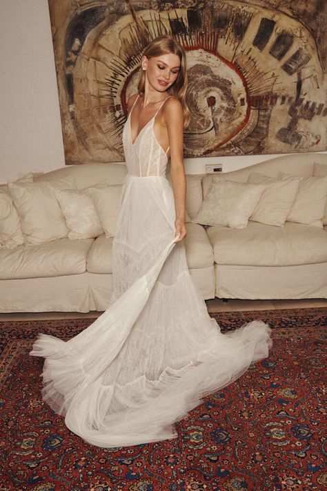 Boho Ball Gown Wedding Dress, House Of Flora, Bridal Vibes, Italian Bride, European Wedding Dresses, Flora Bridal, Classy Wedding Dress, Italian Dress, Silk Wedding Dress