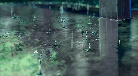 rain, anime, and gif resmi Raining Anime Aesthetic Gif, Anime Landscape Gif, Anime Rain Gif, Rain Aesthetic Gif, Anime Rain, Rain Gif, The Garden Of Words, Makoto Shinkai, Garden Of Words