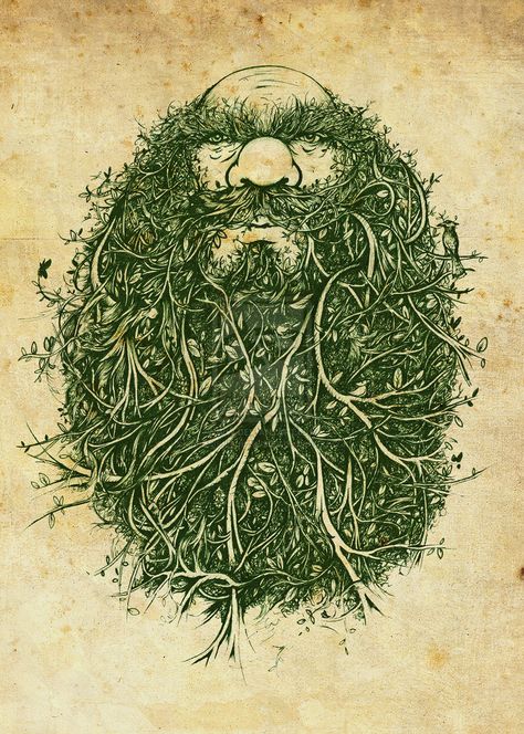 art by vintageglamcannibal - beautiful roots nature tree beard art beards bearded man men Olive Branch Tattoo, Beard Art, Irish Tattoos, Green Knight, Eclectic Art, Nature Tree, Nature Tattoos, Tree Tattoo, Green Trees