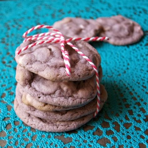 Taro Cookies, Ube Recipe, Peppermint Mocha Cookies, Taro Recipes, Mocha Cookies, Bake Something, Chocolate Chip Cookies Ingredients, White Chocolate Chip, White Chocolate Chip Cookies