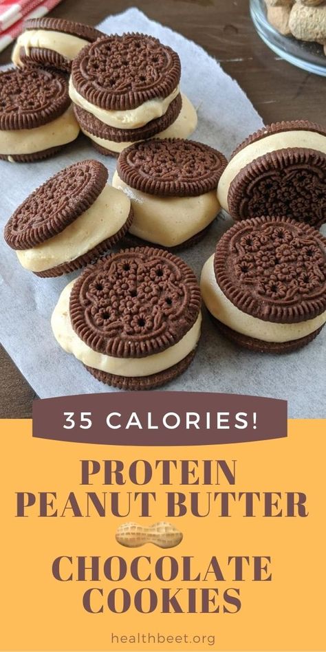 Low Calorie Peanut Butter, Peanut Butter Chocolate Cookies, Protein Fluff, Low Calorie Cookies, High Protein Peanut Butter, Low Calorie Chocolate, Protein Peanut Butter, Low Calorie High Protein, Butter Desserts