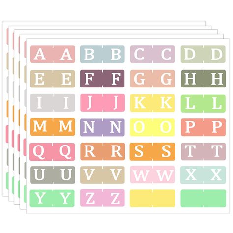 PRICES MAY VARY. 1.Alphabet letters index file folder labels are suitable for students,teachers and office workers.They are colorful and can create multiple personalized index tags to share with friends and family. 2.You can stick them anywhere you want,helping you quickly find what you want. 3.Color coded A-Z tab dividers stickers have bright colors and clear printing,which can help you locate documents at a glance.Very suitable for document classification and paper classification or labeling. 4.With strong adhesive,they work well and adhere to charts well,the labels will not detach from your documents. 5.The size of the alphabet letters index file folder label is 1.5x1 inch.After purchasing,you will receive 560 exquisite stickers. The size of the alphabet letters index file folder label Folder Tabs, Alphabet A To Z, File Folder Labels, Tab Dividers, Handwriting Practice Worksheets, Folder Labels, Improve Your Handwriting, Alphabet A, Nice Handwriting