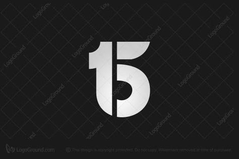 10 Logo Design Number, 15 Anniversary Logo, 15 Typography, Number Ideas, 3d Panel, 10 Logo, 15 Year Anniversary, Logo Number, Anniversary Logo