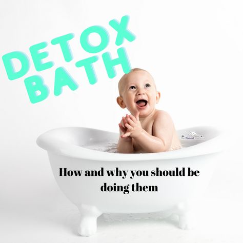 Detox Bath For Kids Baby Detox Bath, Detox Bath For Kids, Detox Bath For Colds, Detox Bath Recipe, Detox Baths, Natural Mama, Bath Detox, Strengthen Immune System, Body Flush