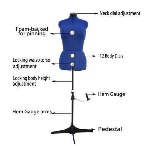 GEX 13 Dials Adjustable Dress Form Sewing Display Female Mannequin Torso Stand Large 2DAYS SHIPPING - Walmart.com - Walmart.com Snowflakes And Cashmere, Size Chart Design, Cashmere Perfume, Retainer Teeth, Sewing Mannequin, Adjustable Dress Form, Adjustable Mannequin, Mannequin Torso, Dress Maker