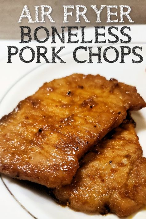 Air Fry Pork Chops, Air Fryer Recipes Pork, Boneless Pork Chop Recipes, Air Fryer Pork, Bbq Pork Chops, Air Fryer Pork Chops, Baking Secrets, Glazed Pork Chops, Glazed Pork