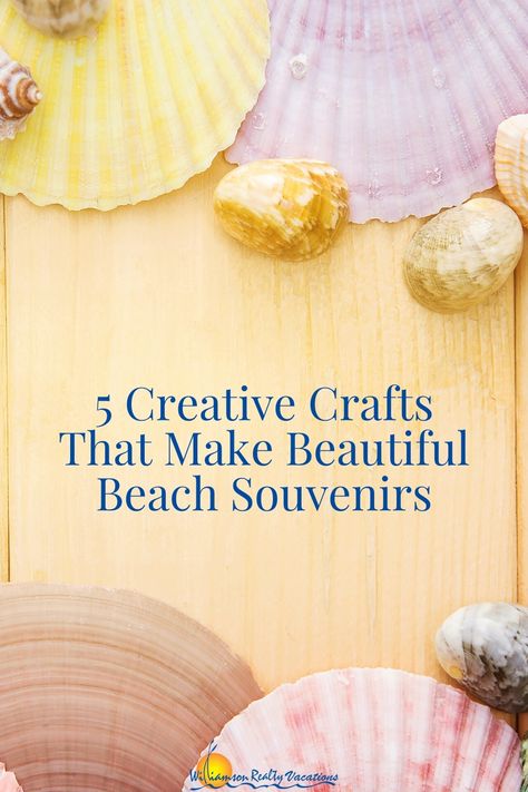 Have fun, get crafty, and make memories all at the same time with these beach souvenirs that you can make right in your Ocean Isle Beach rental. Diy Beach Crafts, Seashell Letter, Beach Projects, Beach Crafts Diy, Seashell Wind Chimes, Beach Souvenirs, Nc Beaches, Beach Rental, Diy Beach