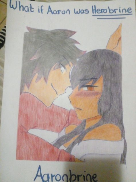 Minecraft Diaries Aaron Fanart, Aaron X Ein, Ein X Aaron, Mystreet Aphmau, Aphmau Art, Aaron Lycan, Aphmau Wallpaper, Aphmau Fanart, Aarmau Fanart