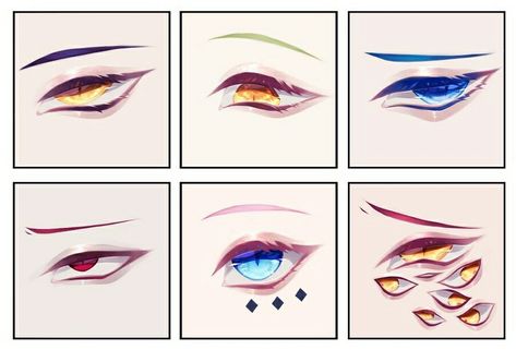 Eye Pupil Drawing Anime, Pupil Shapes Anime, Anime Eyes Male, Eyelashes Drawing, Eye References, How To Draw Anime Eyes, Eye Expressions, Manga Eyes, Cute Eyes Drawing