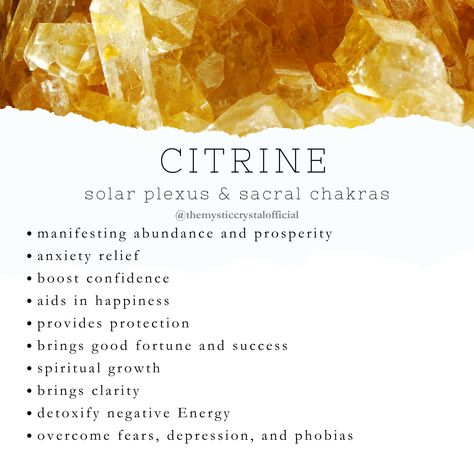 Citrine Magical Properties, Citrine Healing Properties, Citrine Crystal Benefits, Citrine Stone Meaning, Citrine Benefits, Crystal Meanings Charts, Citrine Crystal Meaning, Citrine Properties, Crystals Citrine