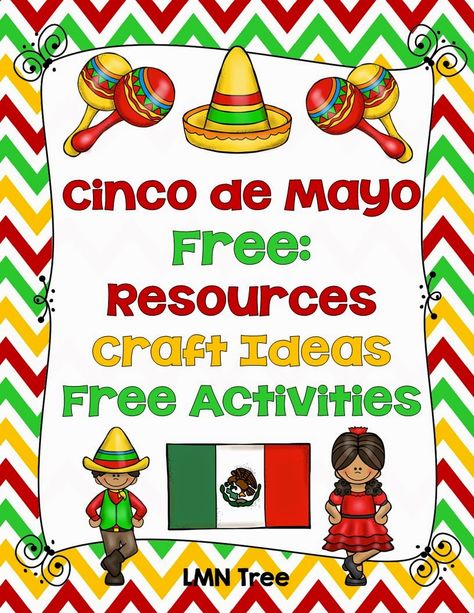 Lesson 1 - 5 de mayo Mexico Theme, Genius Hour, Teaching Holidays, Elementary Learning, Activity Director, 5 De Mayo, Cultural Studies, Spanish Class, Free Activities