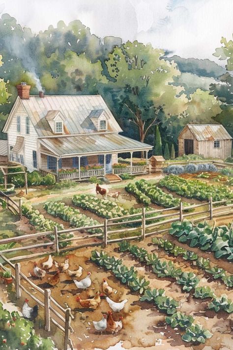 How To Lay Out Your Homestead So It's Beautiful and Efficient Homestead Layout, Home Stead, Dream Homestead, Farm Plans, Future Farms, Farm Layout, Homestead Life, Homestead Gardens, Homestead Farm