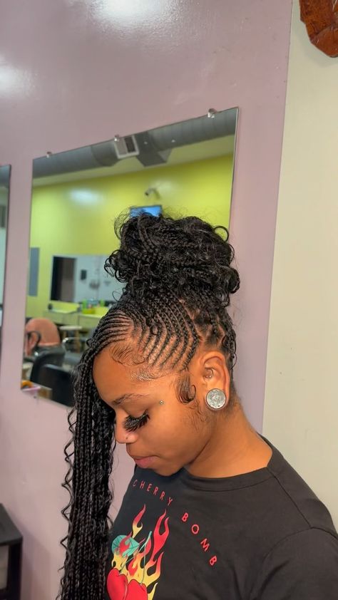 Lemonade Braids Hairstyles, Braided Hairstyles For Black Women Cornrows, Big Box Braids Hairstyles, Feed In Braids Hairstyles, Box Braids Hairstyles For Black Women, Cute Braided Hairstyles, Braided Cornrow Hairstyles, Braids Hairstyles Pictures, Quick Braided Hairstyles