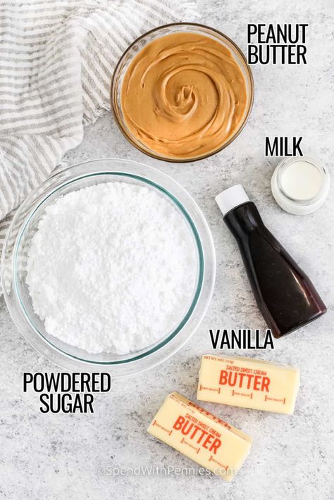 This peanut butter frosting is a slight twist on a classic buttercream and cream cheese frosting. Cookies, cupcakes, chocolate cupcakes, and cakes are all ideal for this fluffy and creamy frosting. This recipe is so easy to make and pairs so well with chocolate. #peanutbutterfrosting #peanutbutterfrostingrecipe #peanutbuttericing #spendwithpennies Peanut Butter Cupcakes Recipes, Peanut Butter Icing Recipe 3 Ingredients, Cream Cheese Peanut Butter Frosting, Easy Peanut Butter Frosting, Wilton Buttercream Frosting, Peanut Butter Frosting Easy, Homemade Peanut Butter Frosting, Butter Cupcake Recipe, Cupcakes With Peanut Butter Frosting