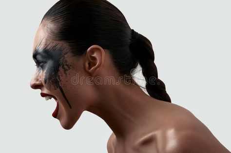 Screaming Reference Photo, Screaming Reference, Profile Drawing, Side Profile, Ap Art, Drawing Reference, Scream, Art Inspo, Antonio Mora Artwork