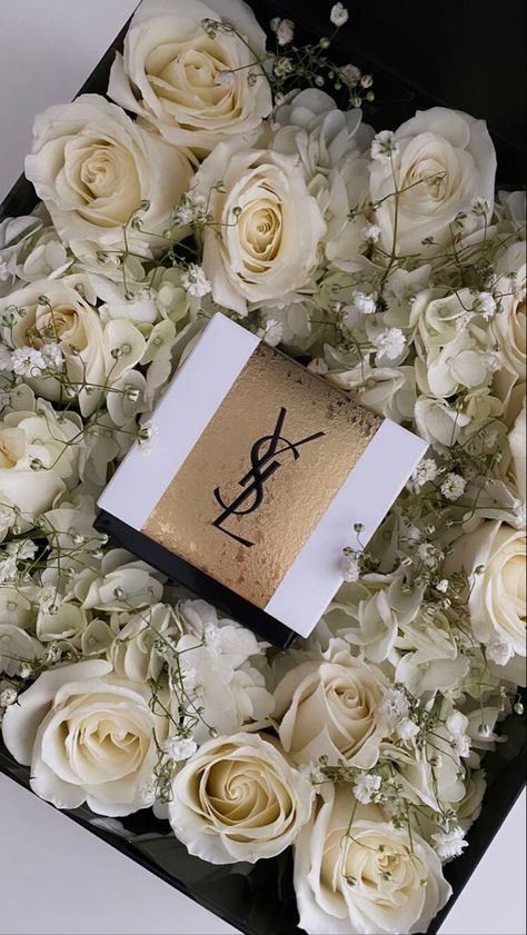 Brand Ambassador Aesthetic, Yves Saint Laurent Aesthetic, Aesthetic Flower Bouquet, Saint Laurent Aesthetic, Ysl Aesthetic, Expensive Flowers, Glam Aesthetic, Bouquet Box, Price Increase