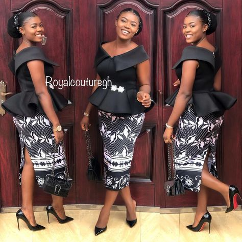 Royalcouturegh on Instagram: “Funeral Style Inspiration‼️‼️‼️‼️‼️‼️All the way from Kumasi. No measurement taken😁 @akua__pinaman. Thank u dear Pls contact us on 0244042185…” Tombstone Unveiling Outfit Ideas, Tombstone Outfit Ideas, Unveiling Outfit Ideas, Tombstone Unveiling, Royal Couture, Wedding Hairstyles For Girls, Best African Dresses, Short African Dresses, African Inspired Clothing