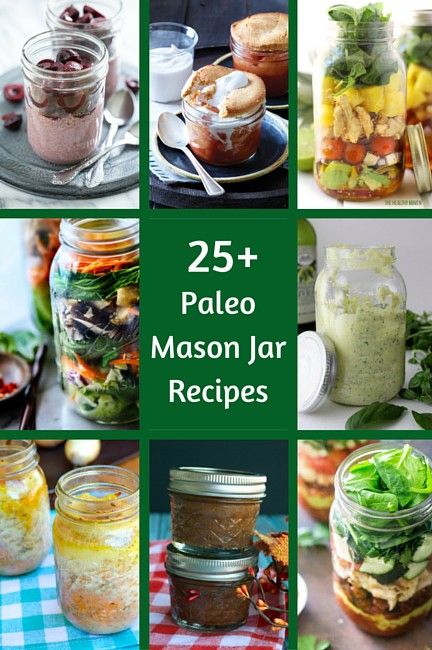 25+ Paleo Mason Jar Recipes | Plaid and Paleo Mason Jar Recipes, Jar Meals, Jar Recipes, Paleo On The Go, Paleo Meals, Mason Jar Projects, Canned Goods, Mason Jar Salad, Mason Jar Meals