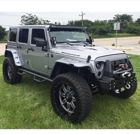 Keep Wrangler Rubicon, Keep Rubicon, Keep Wrangler, Gray Jeep, Two Door Jeep Wrangler, Badass Jeep, Custom Jeep Wrangler, Lifted Jeep, Dream Cars Jeep