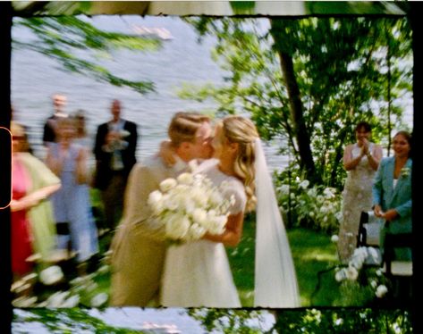 Digital, Film, & Super 8 | Wedding Photographer | Having serious Savannah & Henry + Wisconsin summer withdrawals over here 🥹 Swipe to see their #super8 preview 🎞️💛 #summerweddings… | Instagram Super 8 Wedding, Wisconsin Summer, Audio Guest Book, Super 8 Film, Wedding Pic, Digital Film, Wedding Inspiration Summer, Super 8, Lake Wedding