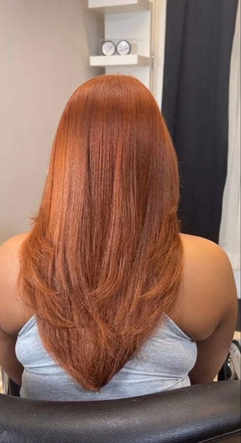 Hair Color For Brown Skin, Pressed Natural Hair, Honey Brown Hair, Prom 2023, Ginger Hair Color, Dyed Hair Inspiration, School Hair, Dyed Natural Hair, Protective Hairstyles Braids