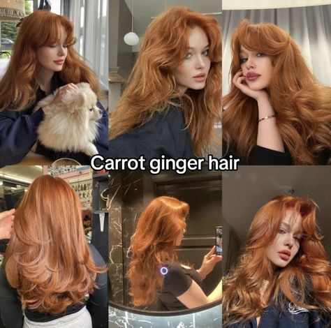 Hair Color Streaks, Ginger Hair Color, Hair Color Auburn, Strawberry Blonde Hair, Pretty Hair Color, Haircuts Straight Hair, Hair Dye Colors, Dye My Hair, Hair Inspiration Color