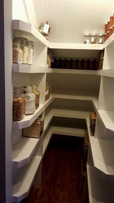 Under Stairs Cupboard Storage, Basement Pantry, Pantry Door Storage, Under Stairs Pantry, Room Under Stairs, Closet Under Stairs, Space Under Stairs, Pantry Closet Design, Storage Stairs