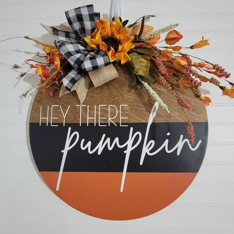 Call Door Hanger, Halloween Wooden Wreath, Fall Wooden Circle Sign, Fall Wood Circle Signs, Fall Wooden Wreath, Wood Pumpkin Sign, Cute Fall Door Hangers, Fall Wooden Door Signs, Diy Fall Door Signs