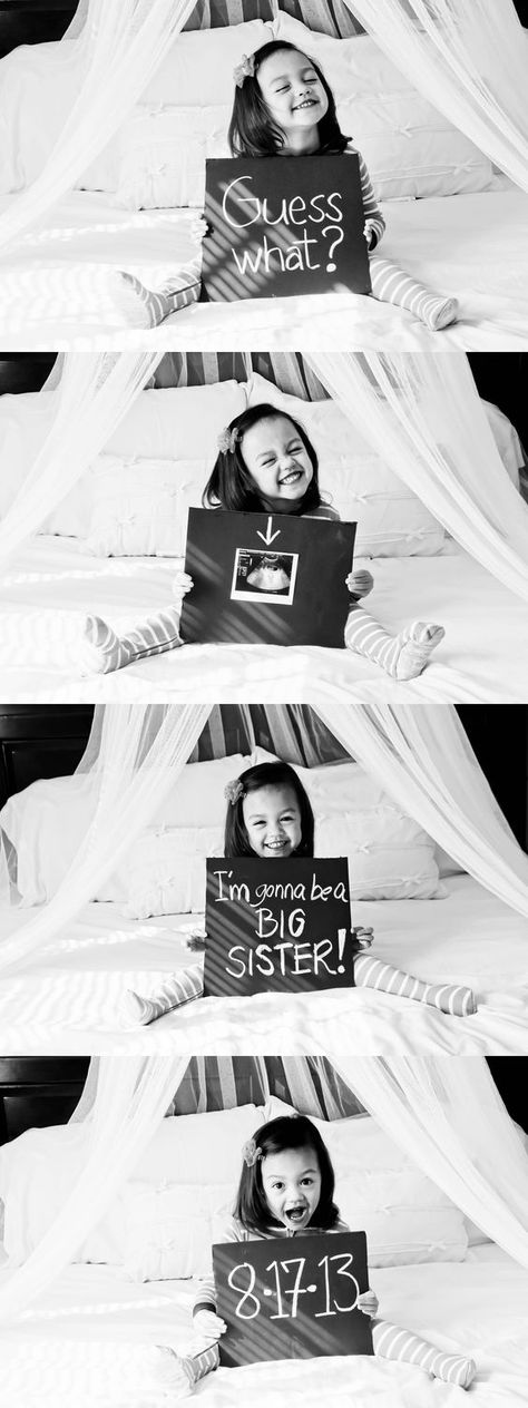 Baby 2 Announcement, Second Baby Announcements, Big Sister Announcement, Fun Baby Announcement, Cute Pregnancy Announcement, Baby Announcement Pictures, Second Pregnancy, Cool Baby, Baby Reveal