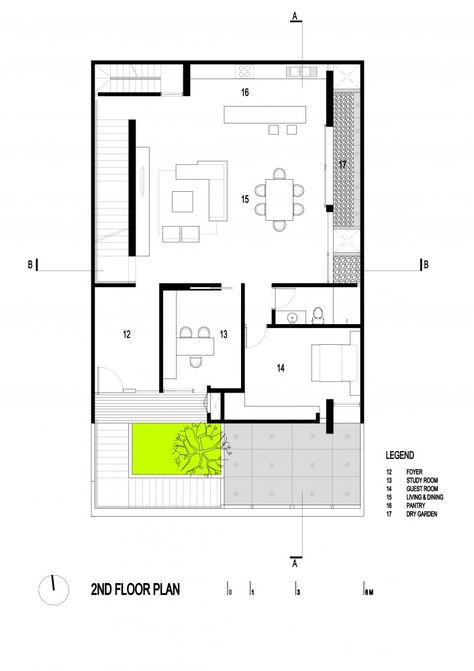 Arch Daily House, Facades Architecture, Sketch Plan, Man Building, Second Floor Plan, New Architecture, Villa Plan, Plan Ideas, Brick Design