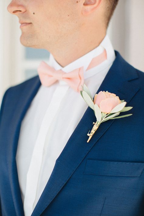 peach boutonniere - photo by Julia Kaptelova http://ruffledblog.com/romantic-santorini-elopement Peach Boutonniere, Groom Wedding Attire, Santorini Wedding, Boutonniere Wedding, Floral Arrangements Wedding, Peach Wedding, Groomsmen Attire, Groom Attire, Wedding Suits Men