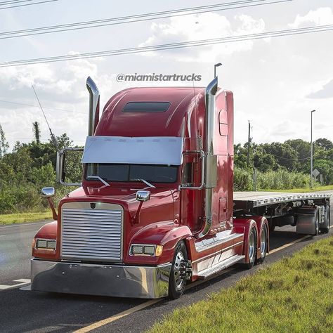 Custom Flatbed, Western Star Trucks, Trucks Lifted Diesel, Big Tractors, Freightliner Trucks, Chevrolet Truck, Truck Driving, Custom Big Rigs, Dodge Truck